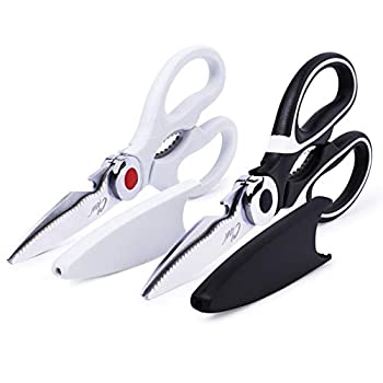 【中古】【輸入品・未使用】Kitchen Shears By Clear Style Set of 2 Multipurpose Stainless-Steel Co..