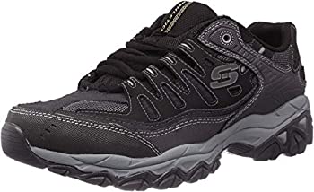 【中古】【輸入品・未使用】Skechers Men's AFTER?BURN?M.FIT Memory Foam Lace-Up Sneaker Black 11.5 4E US