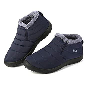 【中古】【輸入品・未使用未開封】gracosy 暖かいスノーブーツ 冬用 暖かいアンクルブーツ ファーライニングブーツ 防水 厚手ウィンターシューズ 男女兼用 US サイズ: 10 カラー: