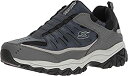 【中古】【輸入品・未使用】Skechers Sport Men's Afterburn Extra Wide Fit Wonted Loafernavy/gray11.5 4E US