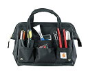 【中古】【輸入品・未使用】CARHARTT カーハート ハンドバッグ ツールバッグ カバン マルチポケット ボックスピス (260105) O/S BLACK