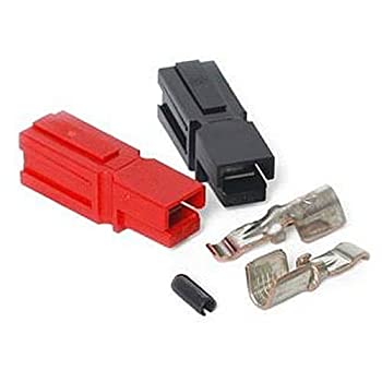 【中古】【輸入品・未使用】45?Amp Unassembledレッド/ブラックAnderson PowerpoleコネクタComplete withロールピン( 10セット)