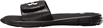 yÁzyAiEgpzUnder Armour Men's Ignite V Slide Sandal Black (001)/White 5