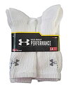 【中古】【輸入品・未使用】Under Armour UAパフォーマンスクルーソックス 6ペア サイズ9~12.5 ホワイト L