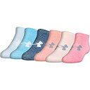 【中古】【輸入品・未使用】Under Armour Girls Essential No Show Socks (6 Pack) (Youth Small Heather Brights (UL3880-145224) / Assorted)