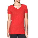 【中古】【輸入品・未使用】Under Armour レディース 半袖 スタジアムTシャツ M レッド