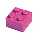 【中古】【輸入品・未使用】LEGO パーツとピース:2?x 2?ブロック。 c. 100 Pieces 3003-Dark Pink-100