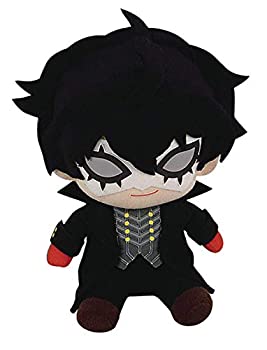 【中古】【輸入品 未使用】Great Eastern Entertainment Persona 5 ファントム 泥棒 Ver.座るポーズ ぬいぐるみ 高さ6インチ ブラック ワンサイズ