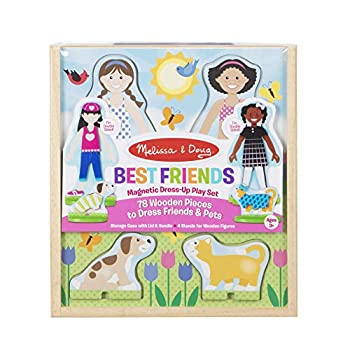 【中古】【輸入品・未使用】Melissa & Doug Best Friends Magnetic Dress-up Pretend Play Set Multicolor