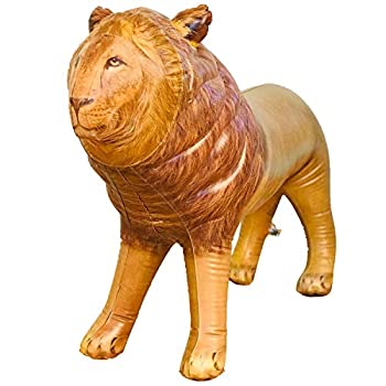 【中古】【輸入品・未使用】Jet Creations Inflatable Male Lion with Mane Stuffed Animal Standing - Ideal for Safari or Wildlife Theme Parties Favors and Decoration