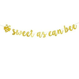 【中古】【輸入品・未使用】Sweet As Can Bee バナー バンブルビー ベビーシャワーパーティーサイン 性別披露宴パーティーデコレーション