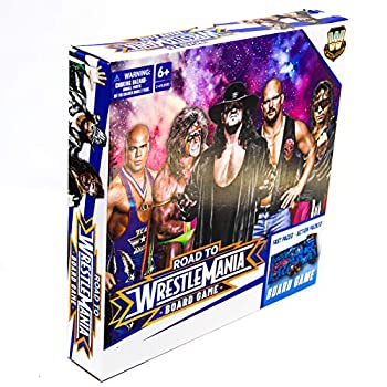 【中古】【輸入品・未使用】WWE Road to Wrestlemania ボードゲーム - Fast Paceアクションパックボードゲーム - WWEレジェンド入り