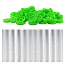 【中古】【輸入品・未使用】EUDAX 30mmx8mm プラスチックロール 直径2mm シャフトおもちゃ ホイールと2mmx100mm ステムシャフト ラウンドロッド車軸 DIY玩具 RC車 トラック