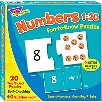 【中古】【輸入品・未使用】トレンド 英単語 パズル 1から20の数字 Trend Fun to Know Puzzles Numbers 1-20 T-36003