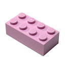 【中古】【輸入品・未使用】(レゴ) LEGO パーツとピース2×4ブリック dd. 20 Pieces 3001-Bright Pink-20