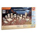 【中古】【輸入品・未使用】1セット= 34個ドールハウス家具セット - 木製3Dパズル - スケールミニチュアモデル - ドールハウスDIYアクセサリー…
