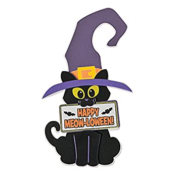 【中古】【輸入品・未使用】ハロウィン猫ドアノブハンガークラフトキット ? 12 ? 子供のためのクラフトと楽しいホームアクティビティ