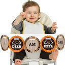 【中古】【輸入品・未使用】Big Dot of Happiness Gone Hunting 1st Birthday - I Am One - First Birthday ハイチェアバナー