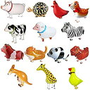 【中古】【輸入品 未使用】SOTOGO 10 Pieces Walking Animal Balloons Pet Dog Balloons Dog Balloon Toys Air Walkers For Kids Gift Birthday Party Decor