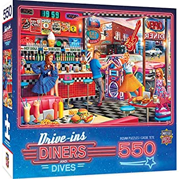 【中古】【輸入品・未使用】マスターピースドライブ、イン、ダイナー&ダイビング、Good Times Diner 550ピースジグソーパズル