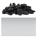 【中古】【輸入品・未使用】EUDAX 30mmx8mm プラスチックロール 直径2mm シャフトおもちゃホイール 2mmx100mm STEMシャフト ラウンドロッドアクスル DIYおもちゃ RC車 トラ