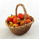 【中古】【輸入品・未使用】Miniature Maison Poupee Panier Pomme Fait Main Accessoire Cuisine Campagne(3)