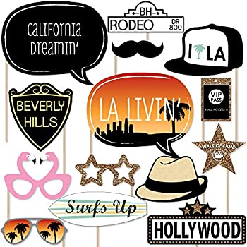 【中古】【輸入品 未使用】Hollywood - Photo Booth Props Kit - 20 Count