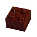 【中古】【輸入品・未使用】LEGO パーツとピース:2?x 2?ブロック。 c. 100 Pieces 3003-Dark Red-100