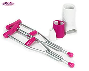 【中古】【輸入品・未使用】Doll Crutches Cast and Accessory Set for 18 Inch Dolls Doll Casts Crutches and Bandage by Sophia's