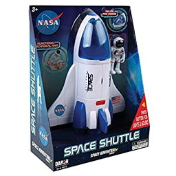 【中古】【輸入品・未使用】Daron NASA スペースアドベンチャーシリーズ: ライト&サウンド&フィギュア付きスペースシャトル 約9インチ x 7インチ