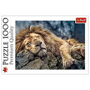 【中古】【輸入品・未使用】1000ピース ジグソーパズル Trefl 眠るライオン The sleeping lion 48×68.3cm 10447(3)