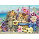 【中古】【輸入品・未使用】Bits and Pieces - 300ピースジグソーパズル 大人用 - Friends Forever - 300ピース 子猫 猫...