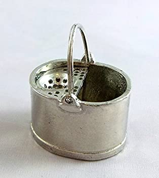 【中古】【輸入品・未使用】Dolls House Warwick Miniature Accessory Old Fashioned Metal Pewter Mop Bucket