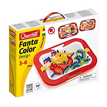 【中古】【輸入品・未使用】Quercitti Fantacolor Design Coloured Peg Art Set