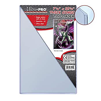 Ultra Pro 7-1/2 X 11 Thick Comic Toploader 10ct by Ultra Pro