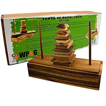 ȥꥨ㤨֡šۡ͢ʡ̤ѡTower of Hanoi Chedi Wooden Brain Teaser PuzzleפβǤʤ12,800ߤˤʤޤ