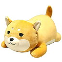 【中古】【輸入品・未使用】ERDAO 柴犬 ぬいぐるみ枕 柔らかいコーギー ぬいぐるみ おもちゃ かわいい 眠れる子犬 人形 子供へのプレゼントに 19.6 inch ブラウン ERDAO06(3)