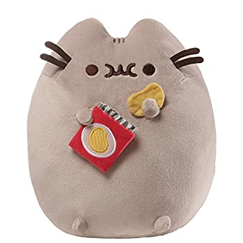 【中古】【輸入品・未使用】GUND Pusheen the Cat プシーン キャット ウィズ ポテトチップス Pusheen Chips 9.5