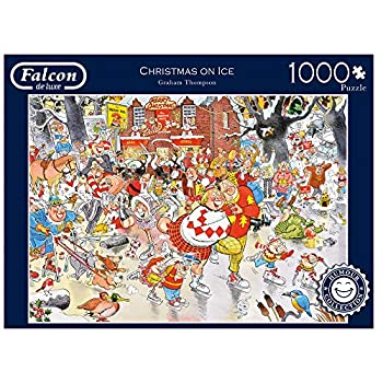 【中古】【輸入品・未使用】Falcon de Luxeクリスマスon Ice 11223???1000ピースジグソーパズル