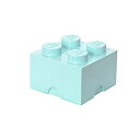 【輸入品・未使用】LEGO Storage Brick 4 Aqua