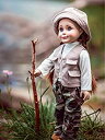 【中古】【輸入品・未使用】Fishing Adventure Outfit Complete Withパンツ、ベスト、シャツと帽子にフィット18インチアメリカンガール人形。キャッチ魚またはGo Exploring