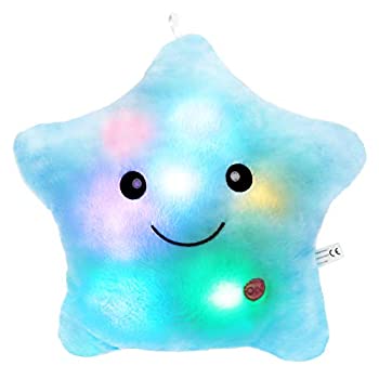 【中古】【輸入品 未使用】Wewill Creative Glowing Led Night Light Twinkle Star Shape Plush Pillow Stuff...