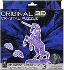 【中古】【輸入品・未使用】BePuzzled (BEPUA) デラックス 3D クリスタルパズル ユニコーン - 楽しくてやりがいのある脳の体操 スキルと想像力をテストする 対象年齢12歳以