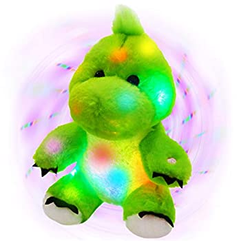 【中古】【輸入品・未使用】Bstaofy LED恐竜ぬいぐるみ 光るグリーン ティラノサウルス ライトアップ ぬいぐるみ ソフト 愛らしいギフト 子供 幼児 誕生日 クリスマス 11イ