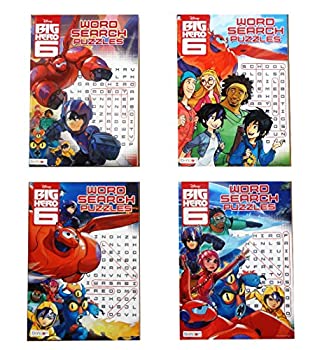 【中古】【輸入品・未使用】1 X Disney Big Hero 6 Word Search Puzzles Books [4-books - 96 Pages Each]のサムネイル