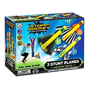 【中古】【輸入品 未使用】Stomp Rocket(ストンプロケット) オリジナルスタントプレーンランチャー 3つのフォーム飛行機とおもちゃのエアロケットランチャー アウトド