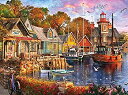 【中古】【輸入品・未使用】White Mountain Puzzles Harbour Evening - 1000 Piece Jigsaw Puzzle