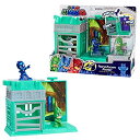 【中古】【輸入品・未使用】パジャマスク ナイトタイム マイクロ トラップ & エスケープ プレイセット ? ゲッコー対ナイトニンジャ
