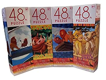 残りわずか 輸入品 未使用未開封 ライオンキングパズル 4セット 48ピースパズルギフトセット メール便なら送料無料 Www Ugtu Net