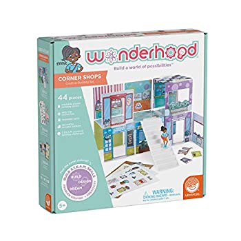 【中古】【輸入品・未使用】MindWare Wonderhood コーナーショップ 44ピース ビルディングセット